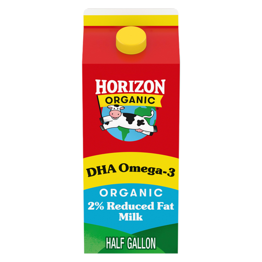 Horizon Organic 2% Reduced Fat Milk - 1/2 Gallon