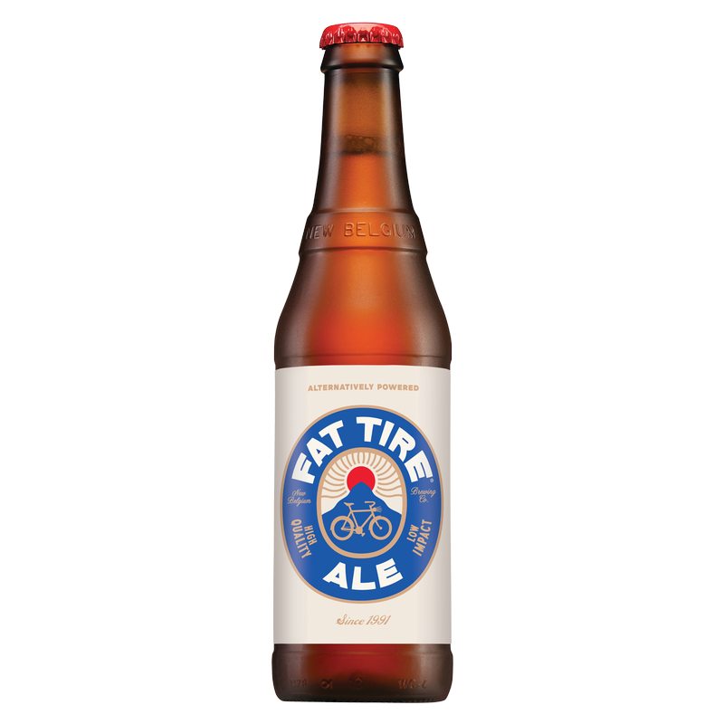 New Belgium Fat Tire Amber Ale 24pk 12oz Btl