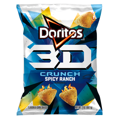Doritos 3D Crunch Spicy Ranch 2oz