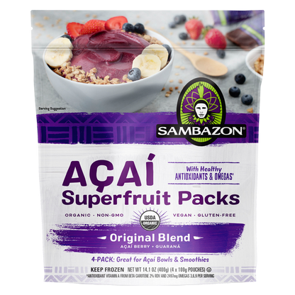 Sambazon Original Blend Smoothie Superfruit Pack