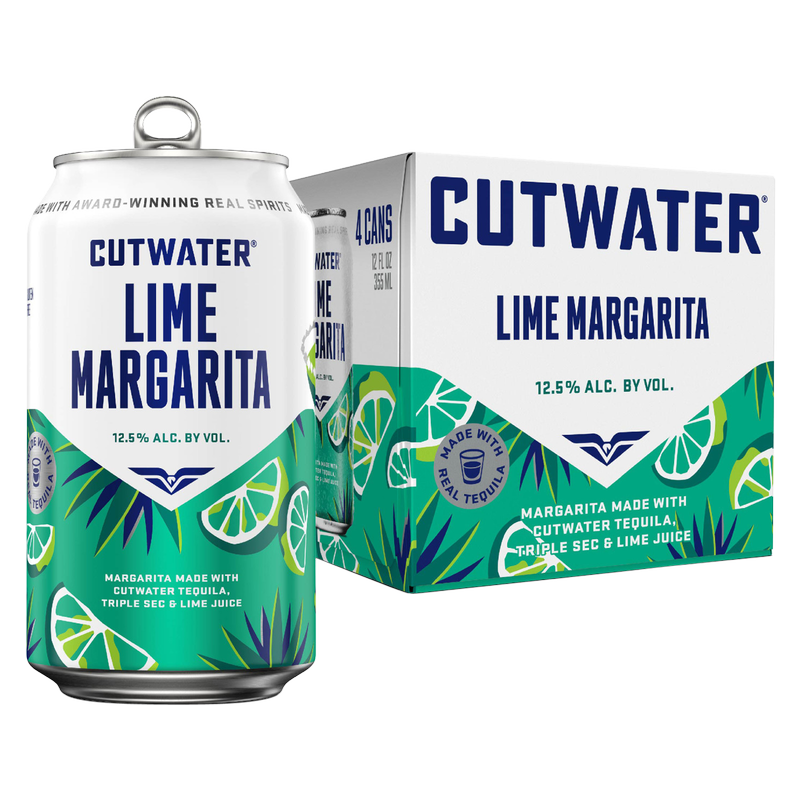 Cutwater Tequila Lime Margarita 4pk 12oz Cans 12.5% ABV