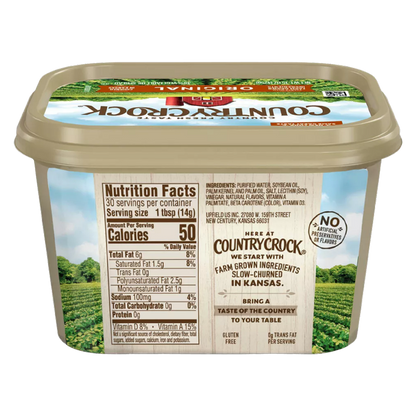 Country Crock Original Vegetable Oil Spread Tub - 15oz