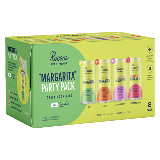 Recess Zero Proof Mini Margarita Party Pack 8pk/7.5oz Cans