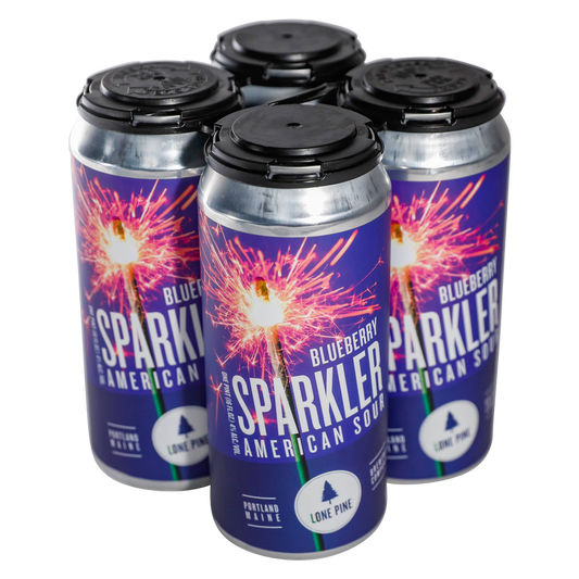 Lone Pine Blueberry Sparkler 4pk 16oz Can 4.8% ABV