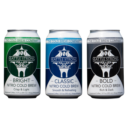 Seattles Best Classic Nitro Cold Brew Coffee 12oz Can