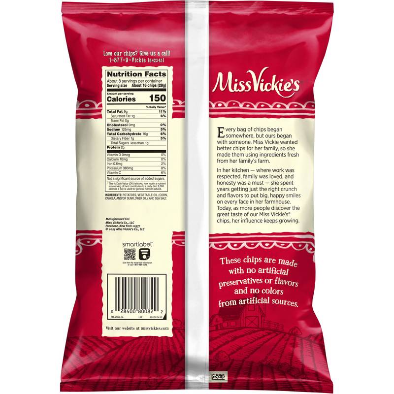 Miss Vickies Sea Salt 7.5oz 