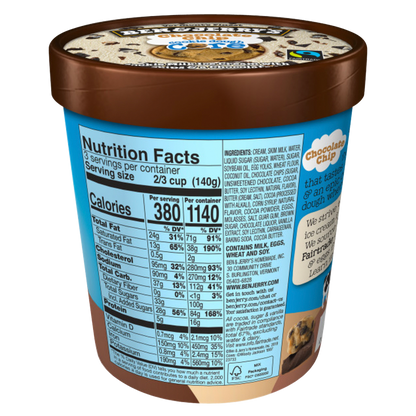 Ben & Jerry's Chocolate Chip Cookie Dough Core Ice Cream 16oz