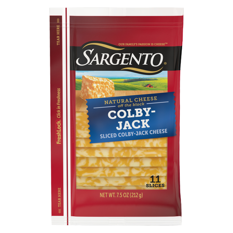 Sargento Natural Colby-Jack Sliced Cheese - 11 slices/7.5oz