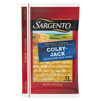 Sargento Natural Colby-Jack Sliced Cheese - 11 slices/7.5oz
