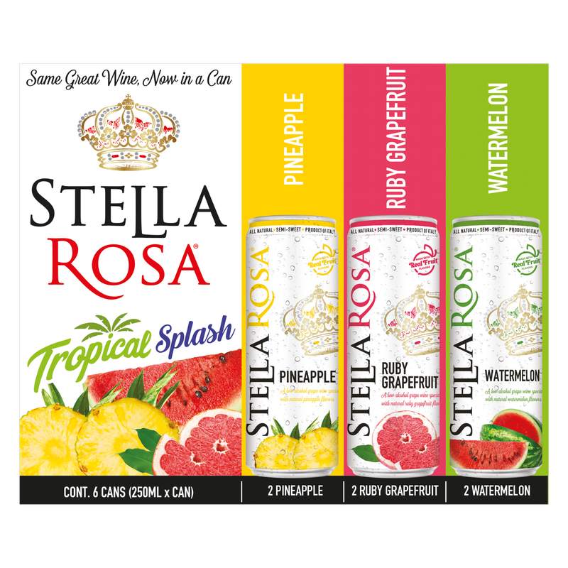 Stella Rosa Tropical Splash Variety Pack 6pk 250ml Can