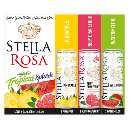 Stella Rosa Tropical Splash Variety Pack 6pk 250ml Can
