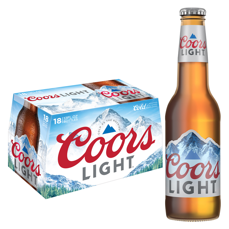 Coors Light 18pk 12oz Btl 4.2% ABV