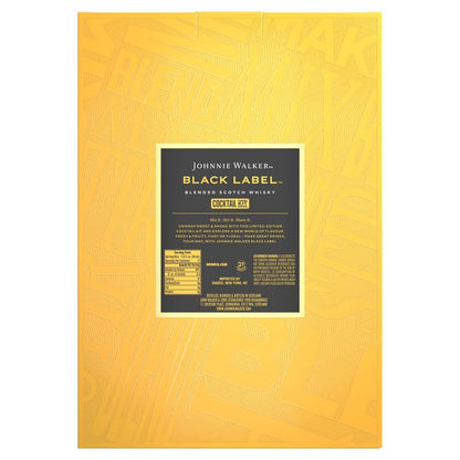 Johnnie Walker Black Label Scotch Gift Set 750ml (80 Proof)