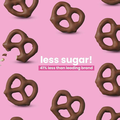 Unreal Milk Chocolate Covered Pretzels. 3.5oz