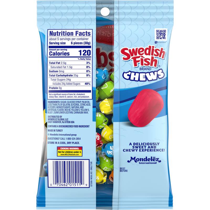 Swedish Fish Chews, 5.1oz