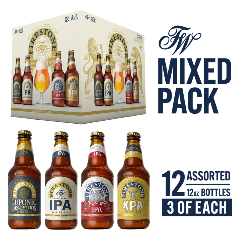 Firestone Walker Crafted Thru Hops IPA Mix Pack 12pk 12oz Btl