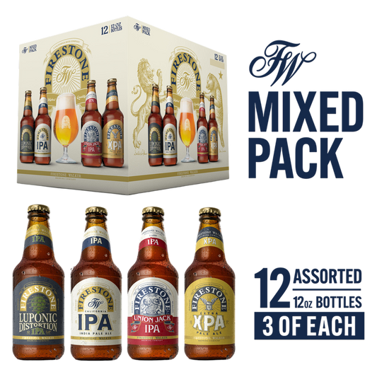 Firestone Walker Crafted Thru Hops IPA Mix Pack 12pk 12oz Btl