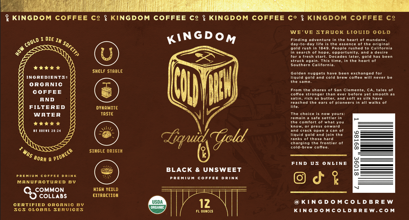Kingdom Cold Brew 12oz Can