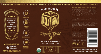 Kingdom Cold Brew 12oz Can