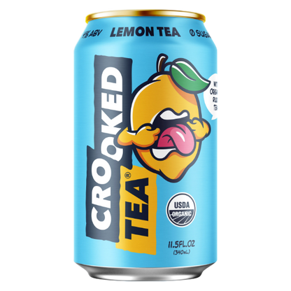 Crooked Tea Lemon 8pk 12oz Can 4% ABV