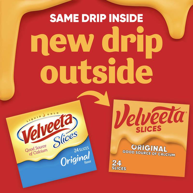 Velveeta Slices Original Cheese - 24ct