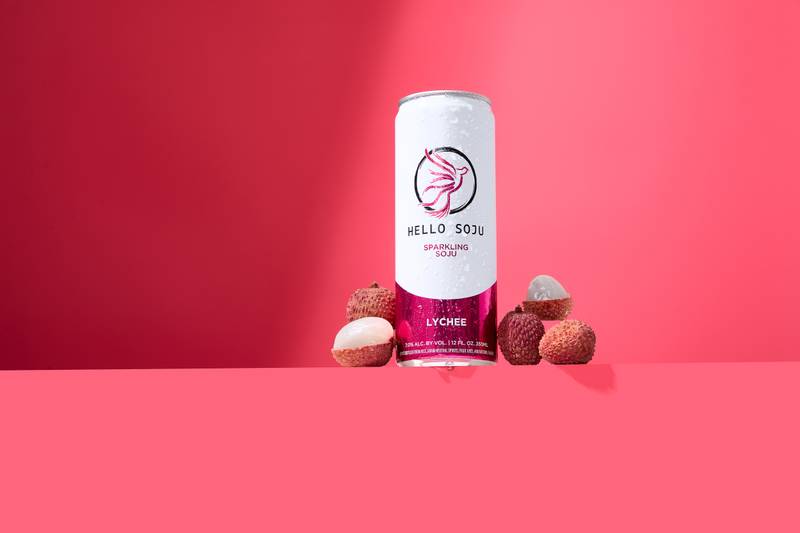 Hello Soju Lychee 12oz 4pk 7%ABV
