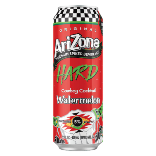 Arizona Hard Watermelon 22oz Can 5.0% ABV