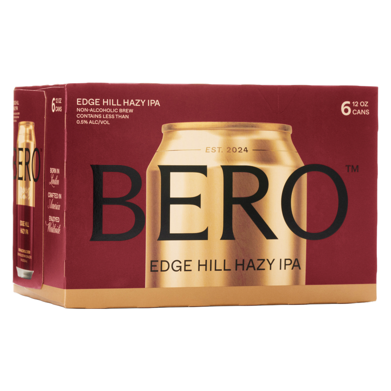 BERO Edge Hill Hazy IPA Non-Alcoholic 6pk 12oz Can