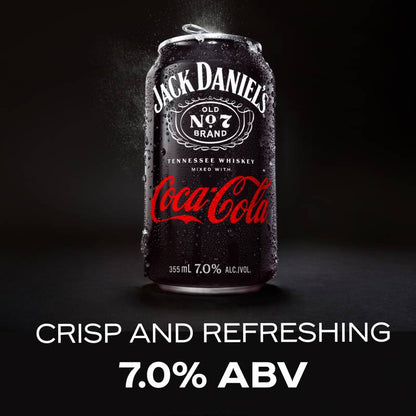 Jack Daniel's & Coke 4pk 355ml Can 7% ABV