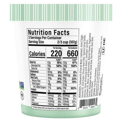 Craigs Vegan Dairy Free Dessert Melrose Mint Pint