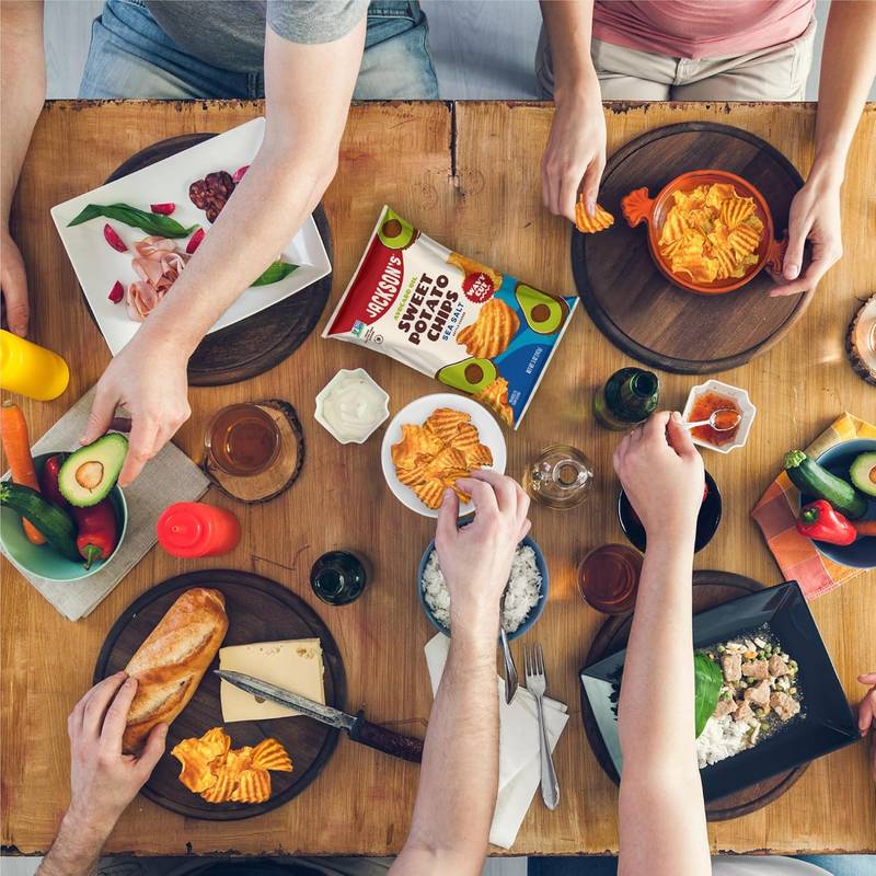 Jackson's WAVY Sea Salt 5oz  Avocado Oil Sweet Potato Chips, 5oz