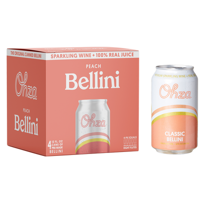 Ohza Classic Bellini 4pk 12oz Can