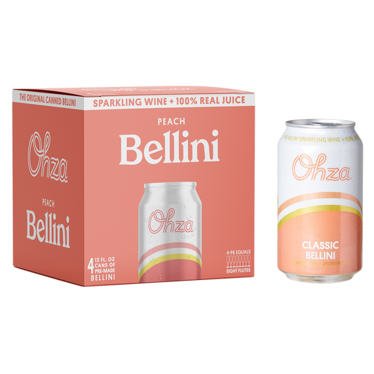 Ohza Classic Bellini 4pk 12oz Can