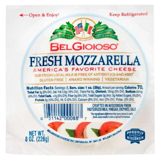 BelGioioso Fresh Mozzarella All-Natural Cheese - 8oz