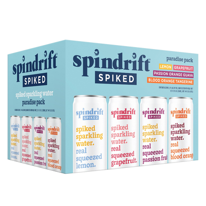 Spindrift Spiked Paradise Variety Pack 12pk 12oz Can 4.0% ABV