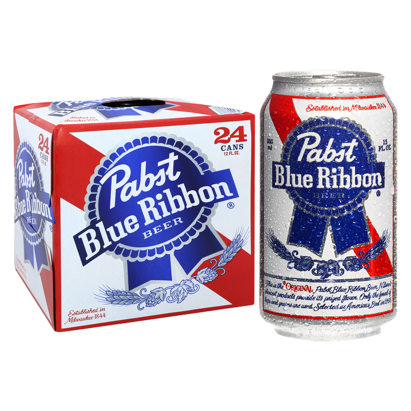 Pabst Blue Ribbon 24pk 12oz Can 4.6% ABV