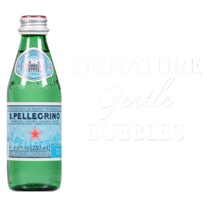 San Pellegrino Sparkling Water 6pk 250mL Glass Bottle
