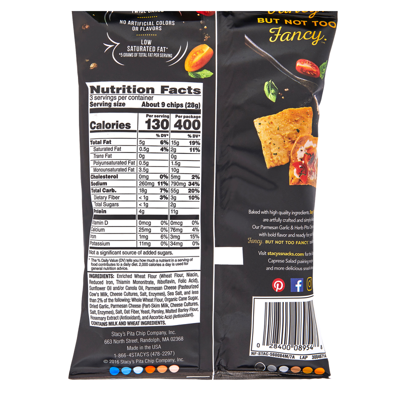 Stacy's Parmesan & Herb Pita Chips 3oz
