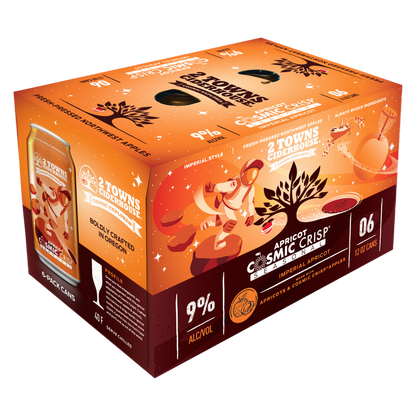 2 Towns Cosmic Crisp Seasonal Cider 6pk 12oz Can 9% ABV