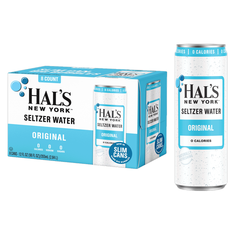 Hal's New York Original Seltzer 8pk 12oz Can