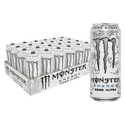 Monster Energy Zero Ultra 24pk 16oz Can- XL
