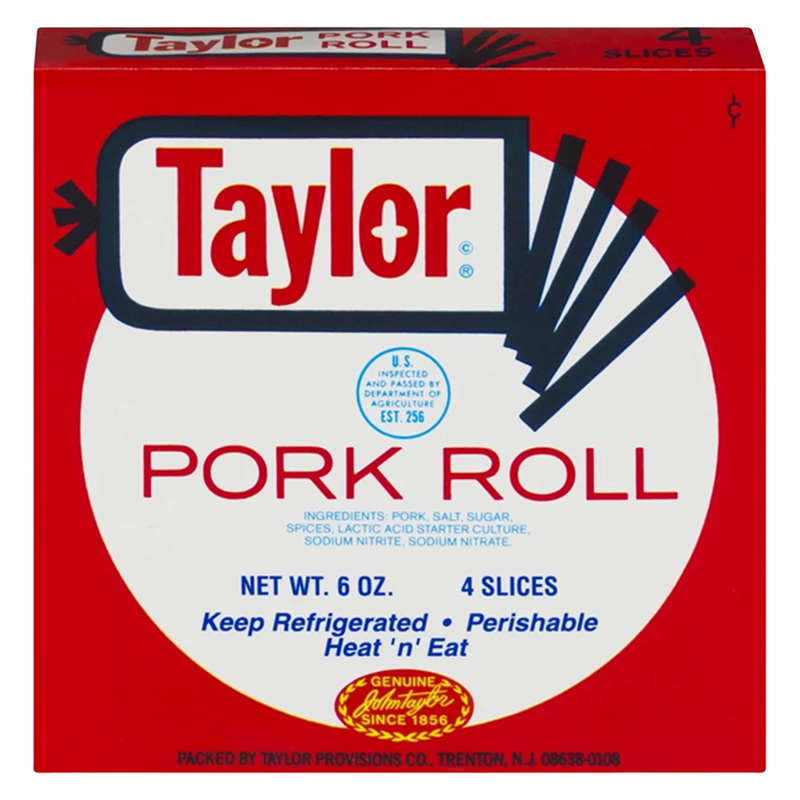 Taylor Ham Thin Sliced Pork Roll - 6 oz