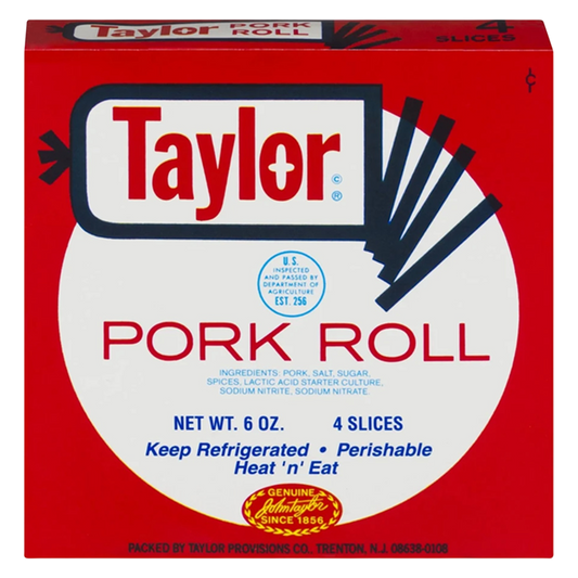 Taylor Ham Thin Sliced Pork Roll - 6 oz