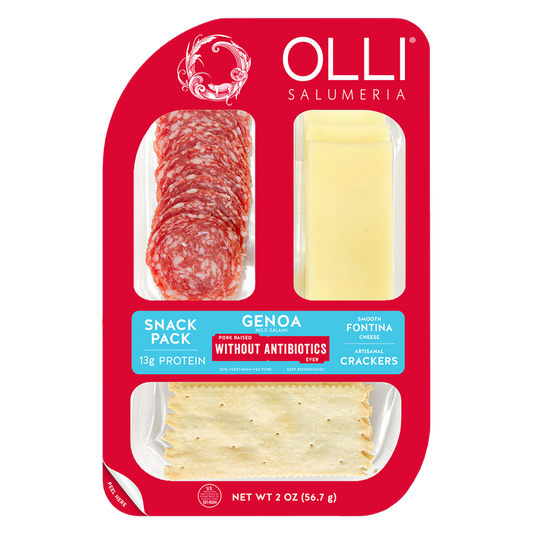 Olli Genoa Salami & Fontina Cheese Snack Pack - 2oz
