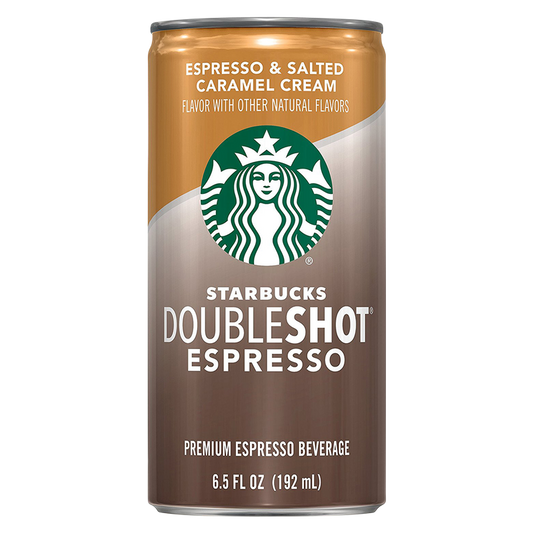 Starbucks Doubleshot Espresso with Salted Caramel Cream 6.5oz