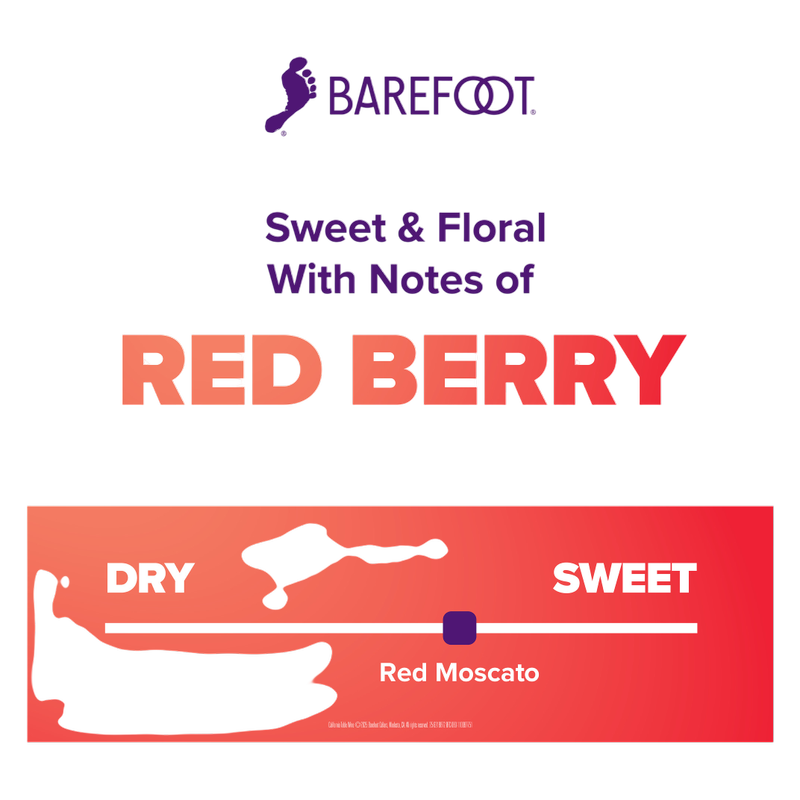 Barefoot Red Moscato 1.5 L