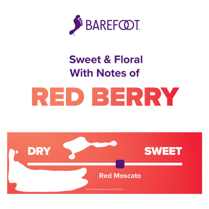 Barefoot Red Moscato 1.5 L