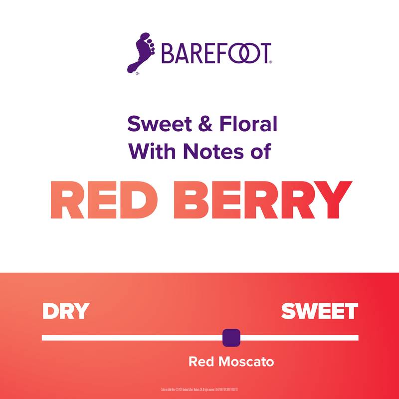 Barefoot Red Moscato 1.5 L