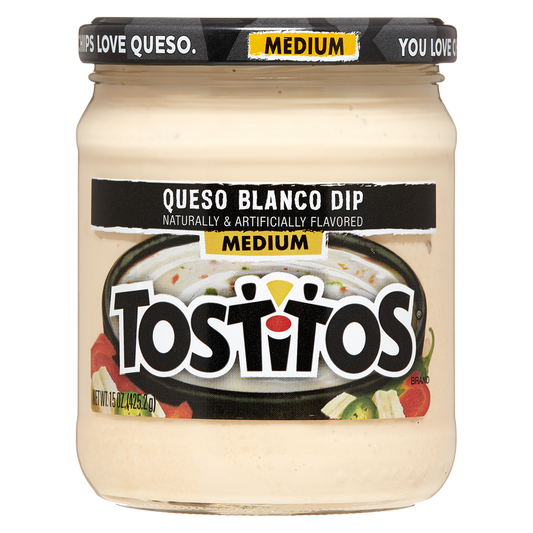 Tostitos Medium Queso Blanco Dip 15oz