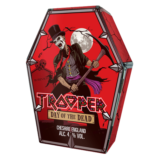 Robinson's Trooper Day of the Dead Coffin Pack 2pk 16.9oz Cans